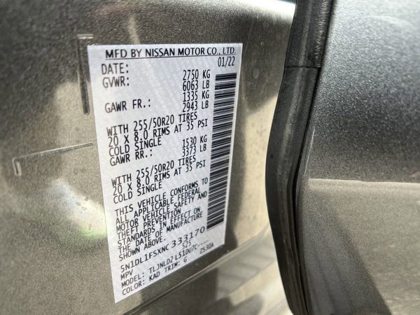 57ef0a52b22642699c67cd101e9f7dac 2022 INFINITI QX60 Luxe