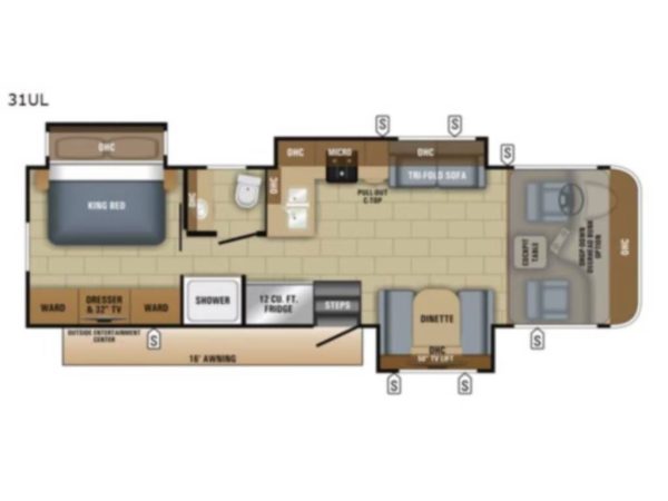 631953738a58546bd6791b29 2018 Jayco Class A RV PRECEPT 31UL
