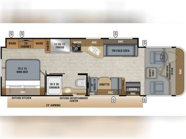 638b2e29ac4c8433155107ad 2019 Jayco Class A RV Precept 29V