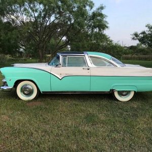 Image00032 1955 Ford Crown Victoria Skyliner Glass Roof V8 3SPD AC
