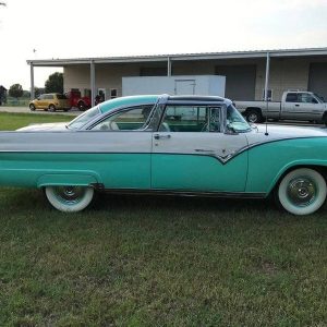 Image00036 1955 Ford Crown Victoria Skyliner Glass Roof V8 3SPD AC
